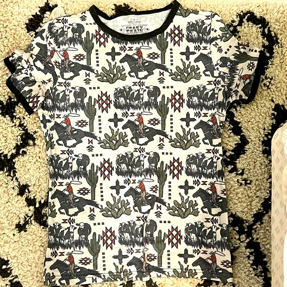 Crazy Train western graphic tee